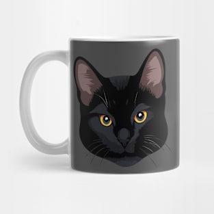 Cute Black Cat Mug